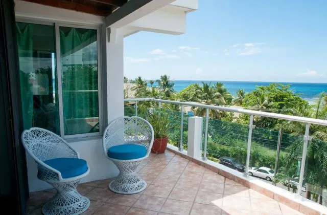 Hotel Neptuno Refugio Boca Chica terrasse vue mer